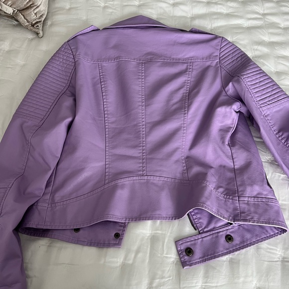 The cutest lavender moto jacket - Picture 3 of 3